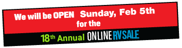 Open Sunday for the 2022 Online Rv Sale