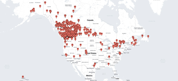 Voyager RV Client Map