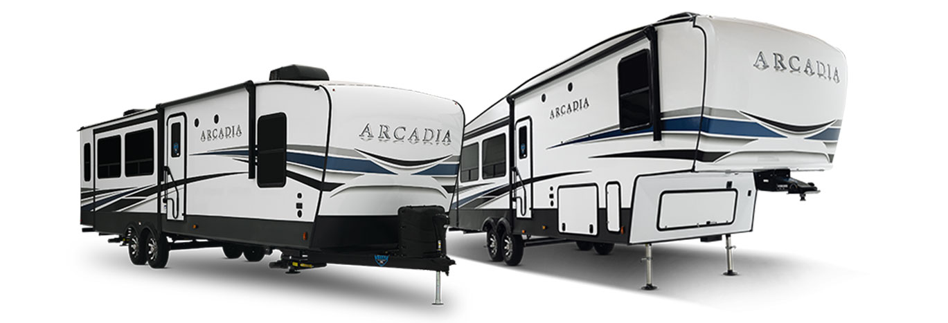 Keystone Arcadia Fifth Wheels and Travel Trailers