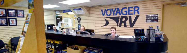 Parts Counter at Voyager RV