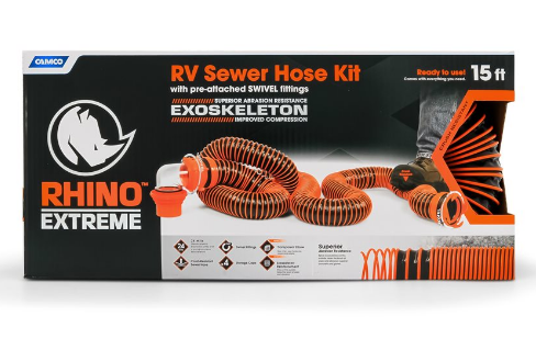 RHINO Extreme Sewer Hose Kit 15'