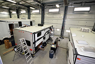Service Department at Voyager RV