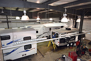 Service Department at Voyager RV