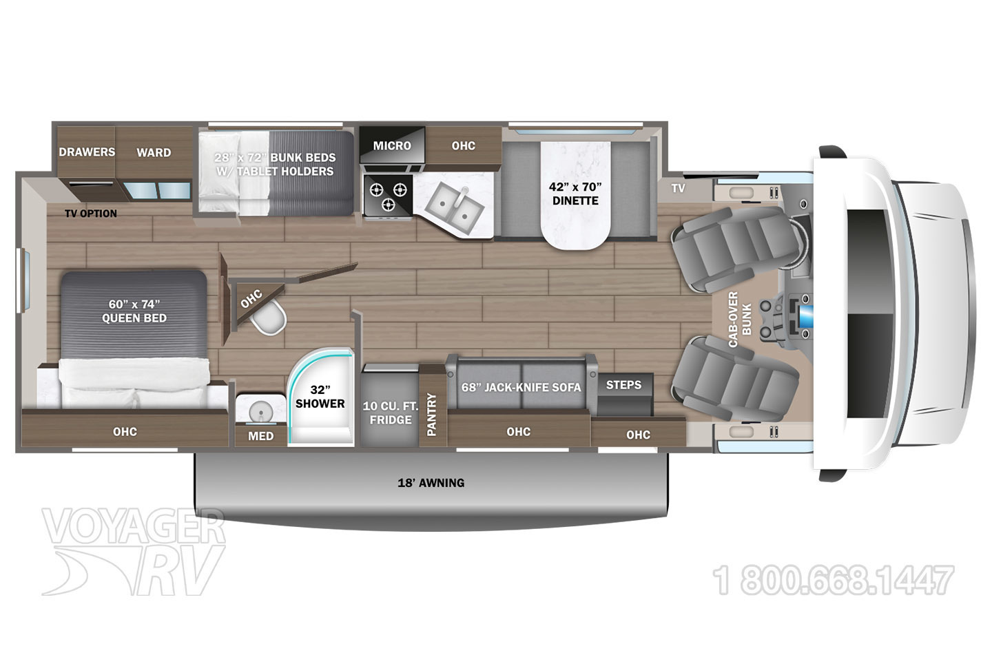 2024 Jayco Greyhawk 31F Floorplan