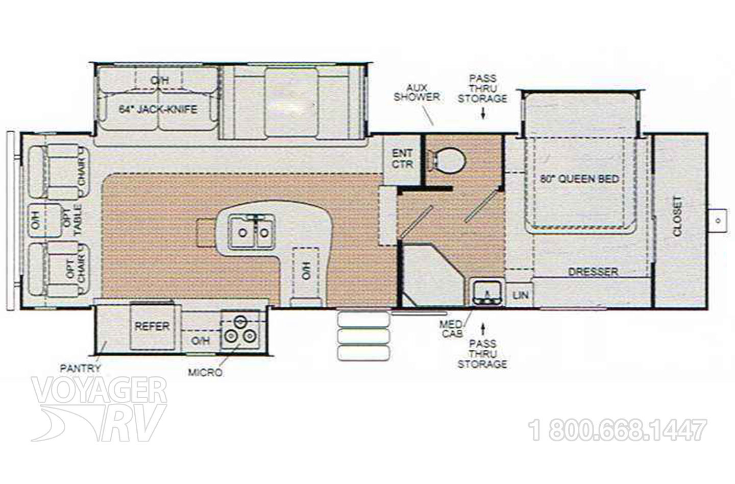 2007 Pilgrim International Legends M-29 MK3S-M5 Floorplan