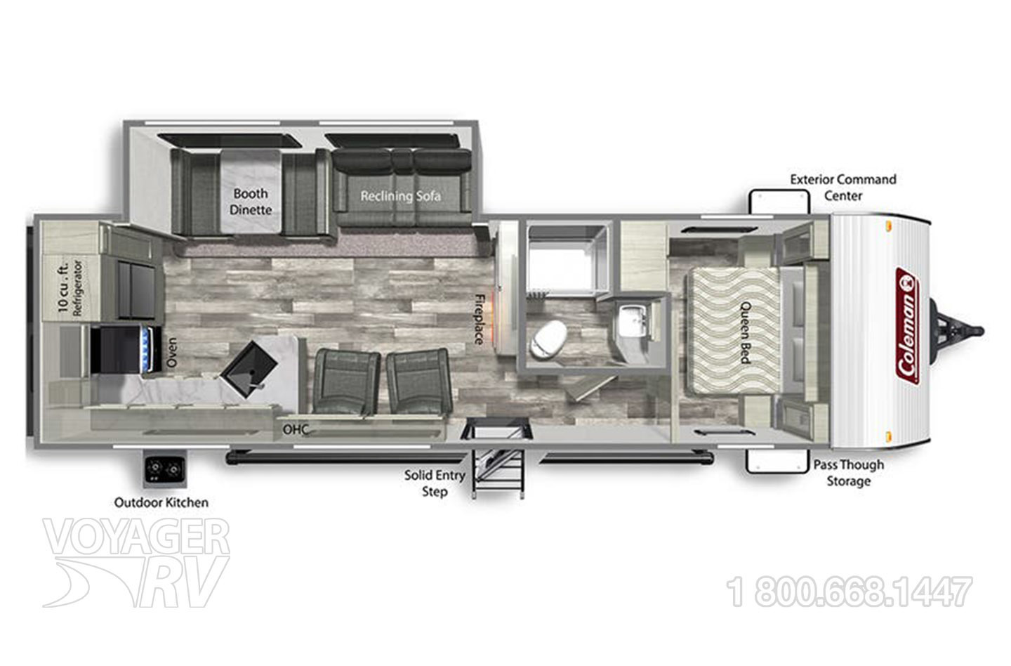 2023 Keystone Passport SL 229RKWE Floorplan