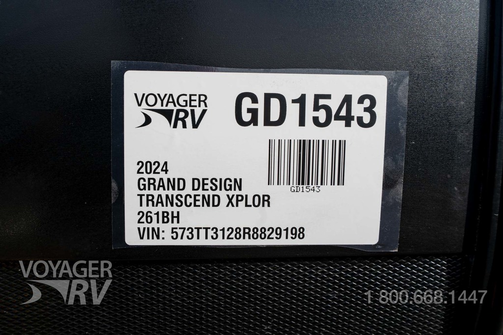 2024 Grand Design Transcend Xplor 261BH