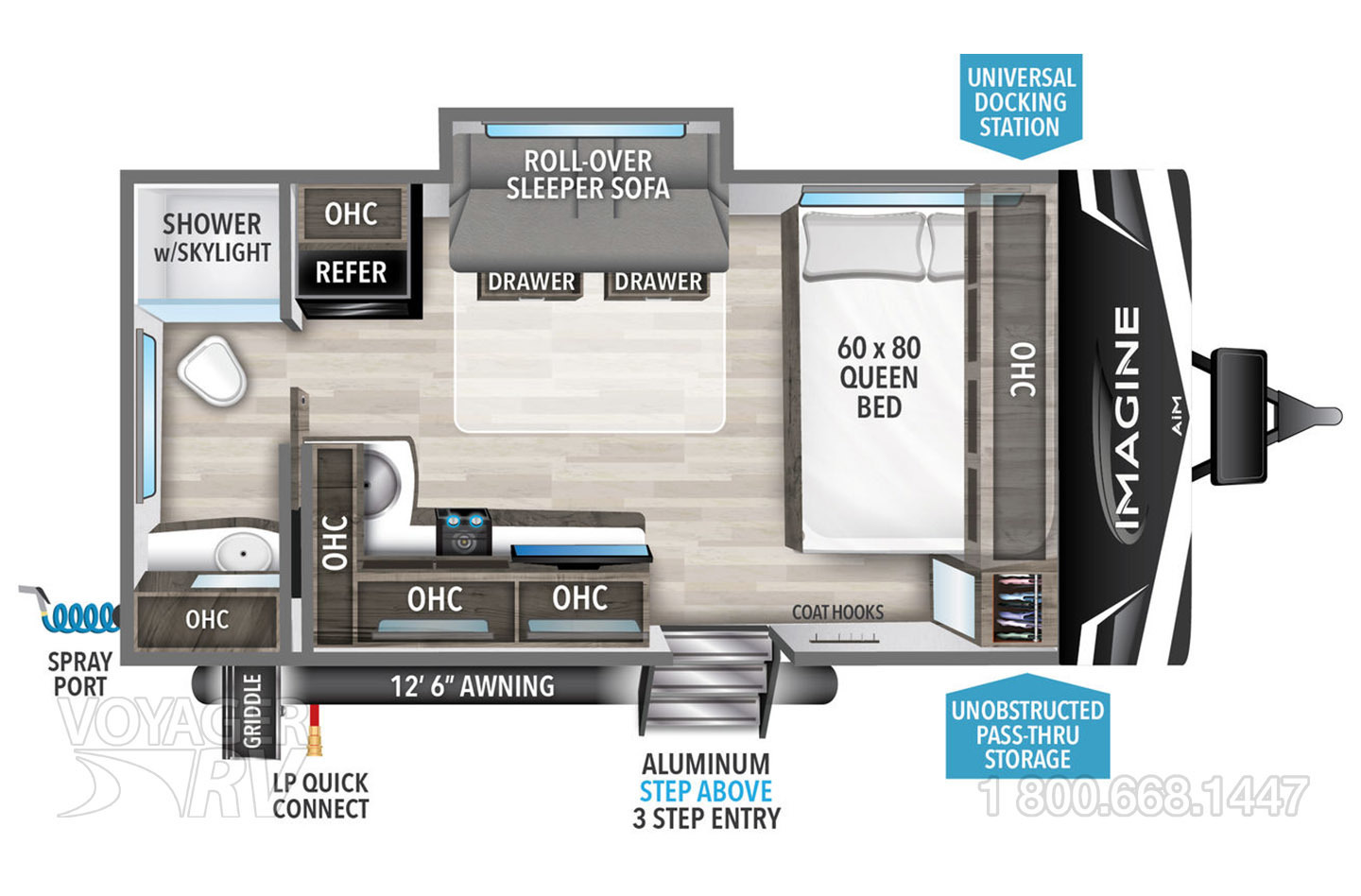 2024 Grand Design Transcend Xplor 200MK Floorplan