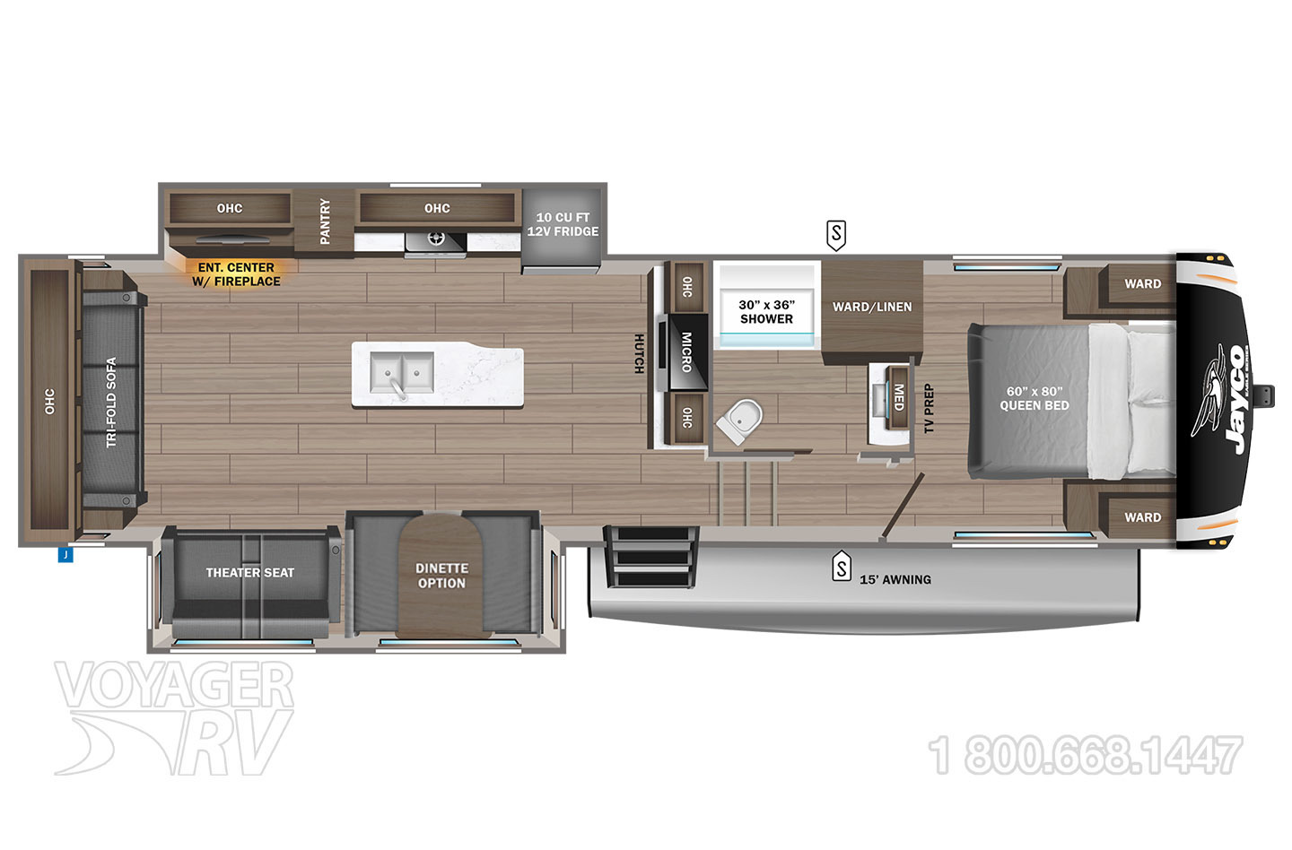 2024 Jayco Eagle HT 29RLC Floorplan