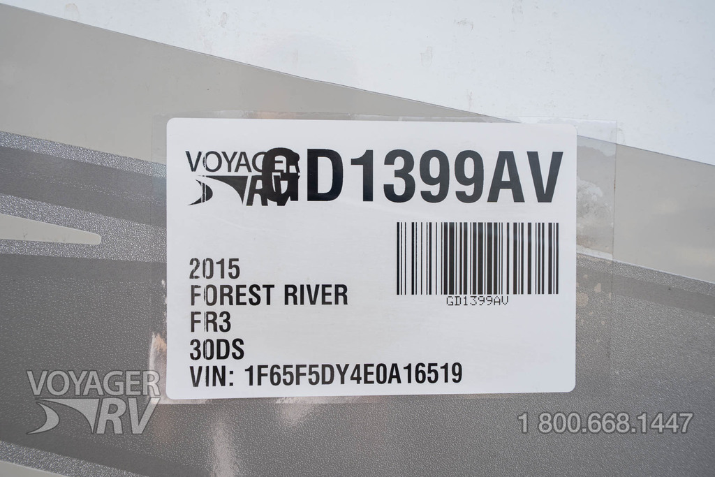 2015 Forest River FR3 30DS