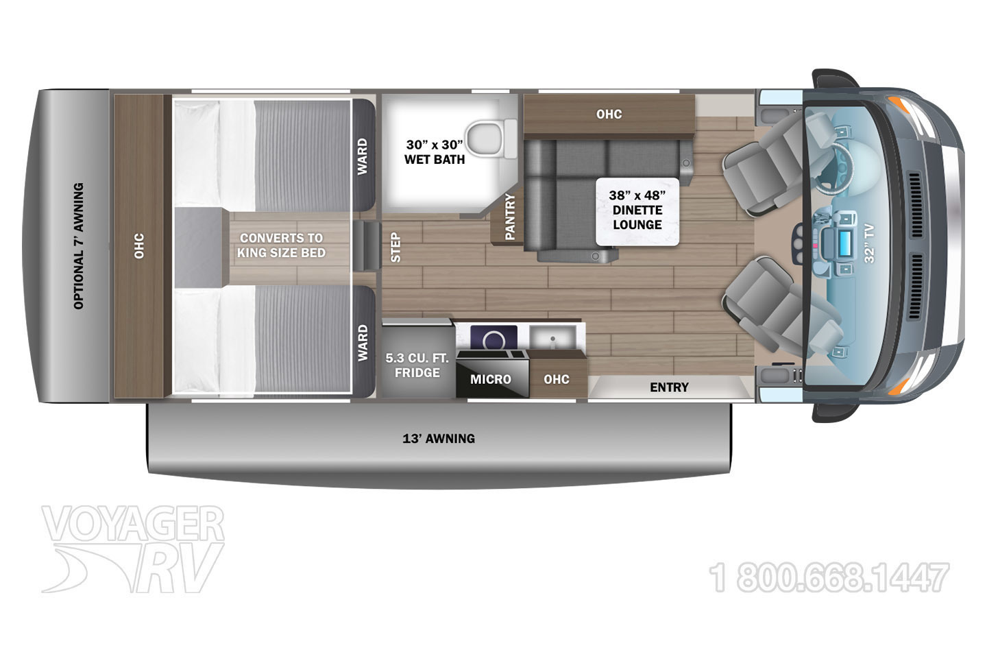 2024 Jayco Granite Ridge 22T Floorplan
