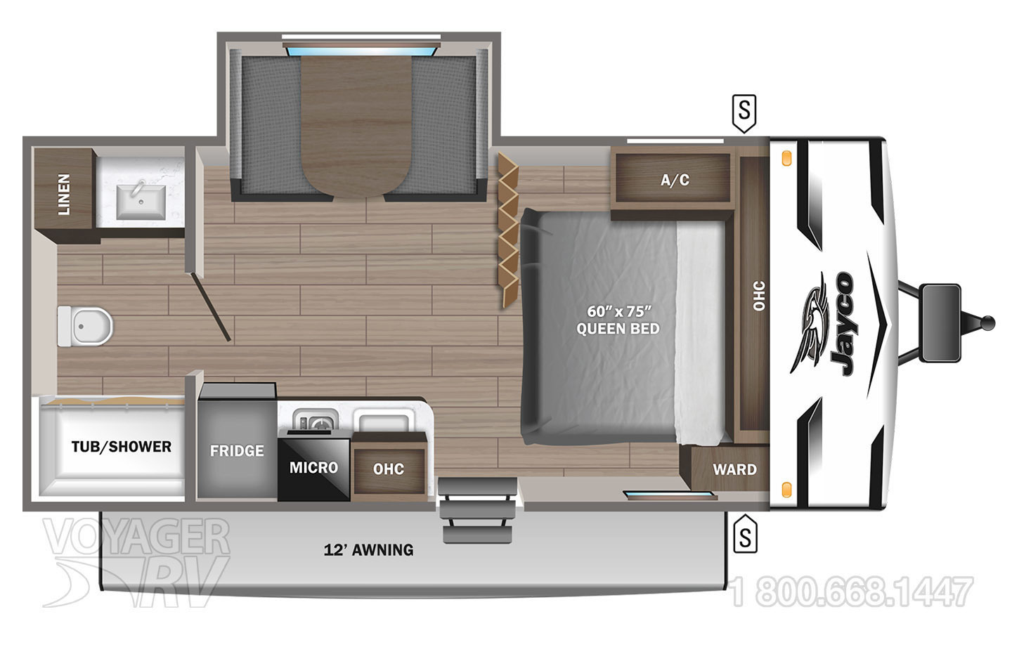 2024 Grand Design Transcend Xplor 221RB Floorplan