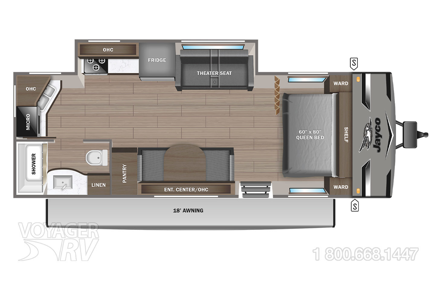 2023 Keystone Passport SL 229RKWE Floorplan