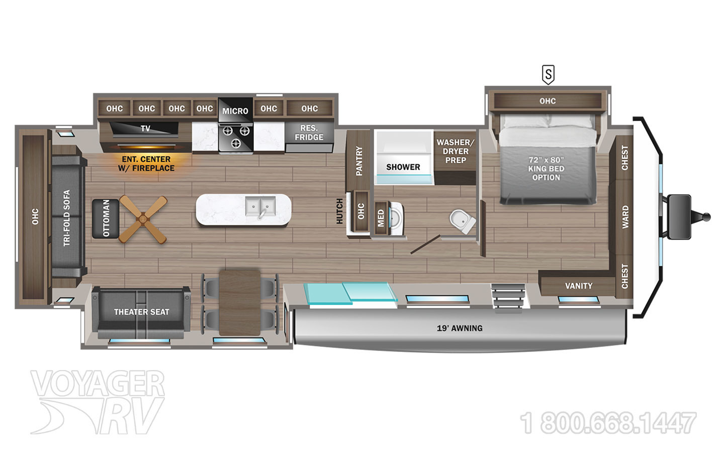 2024 Jayco Jay Flight 40RLTS Bungalow Floorplan