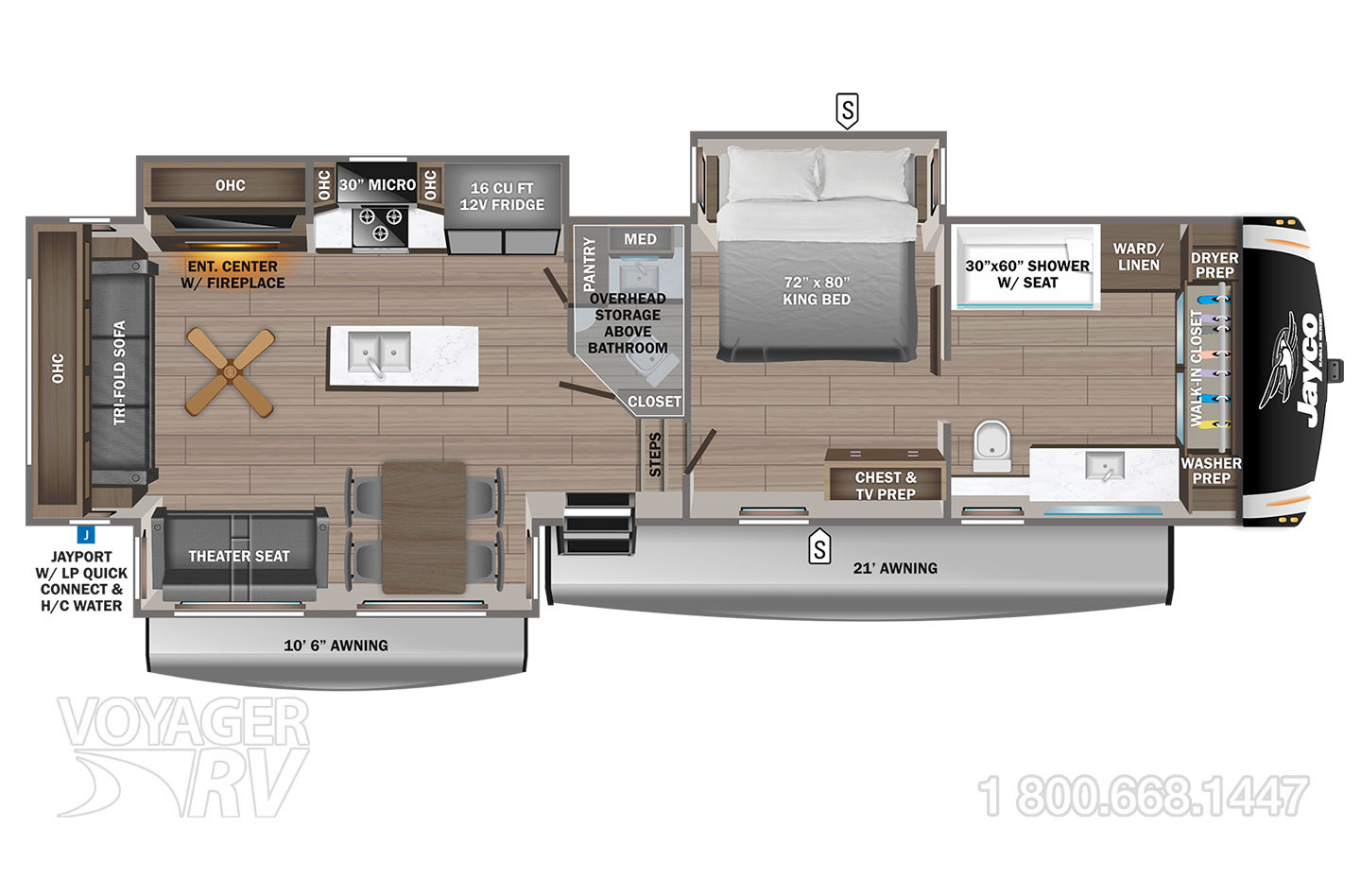 2024 Jayco Eagle 370FBTS Floorplan