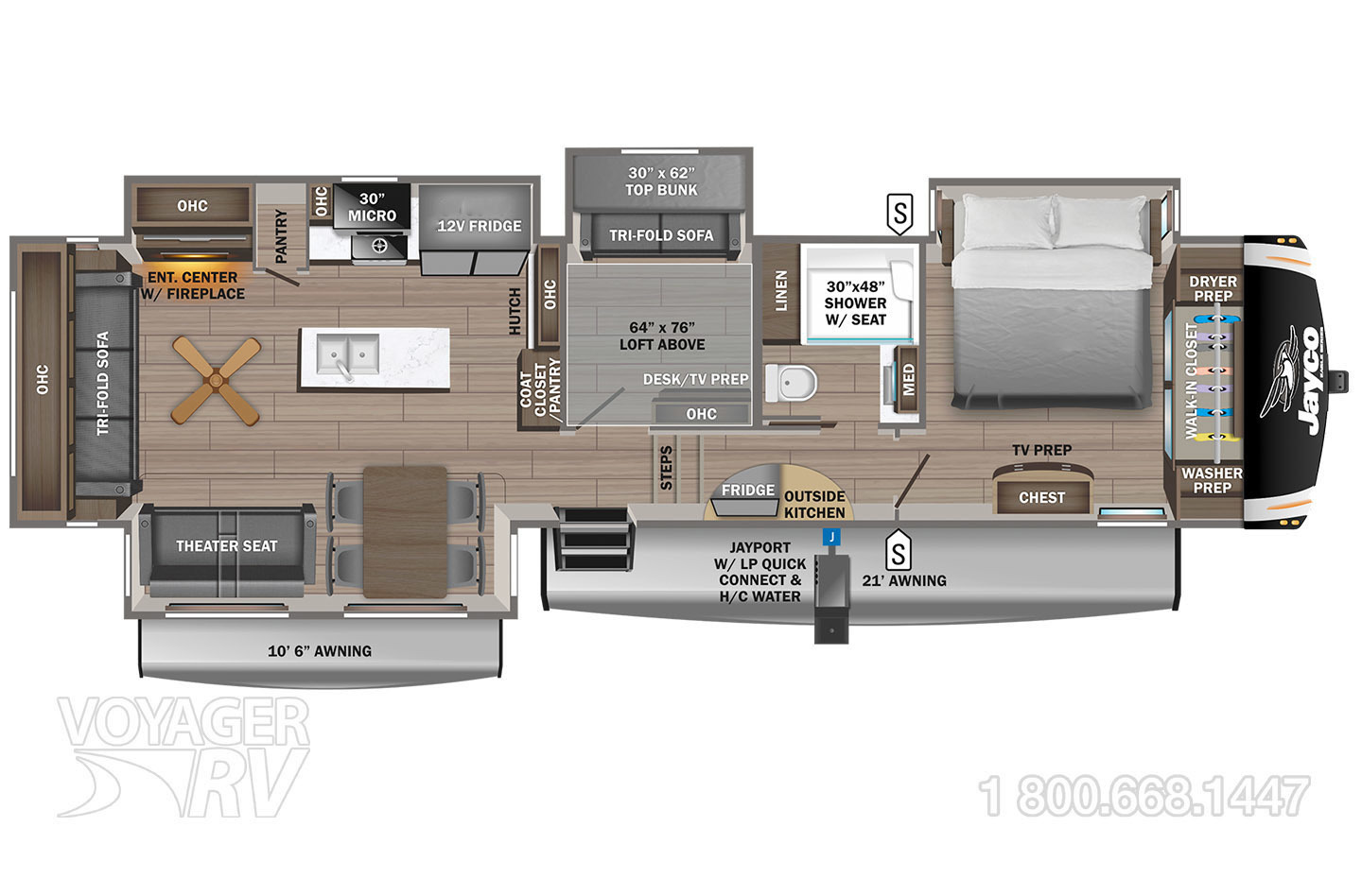 2024 Jayco Eagle 355MBQS Floorplan