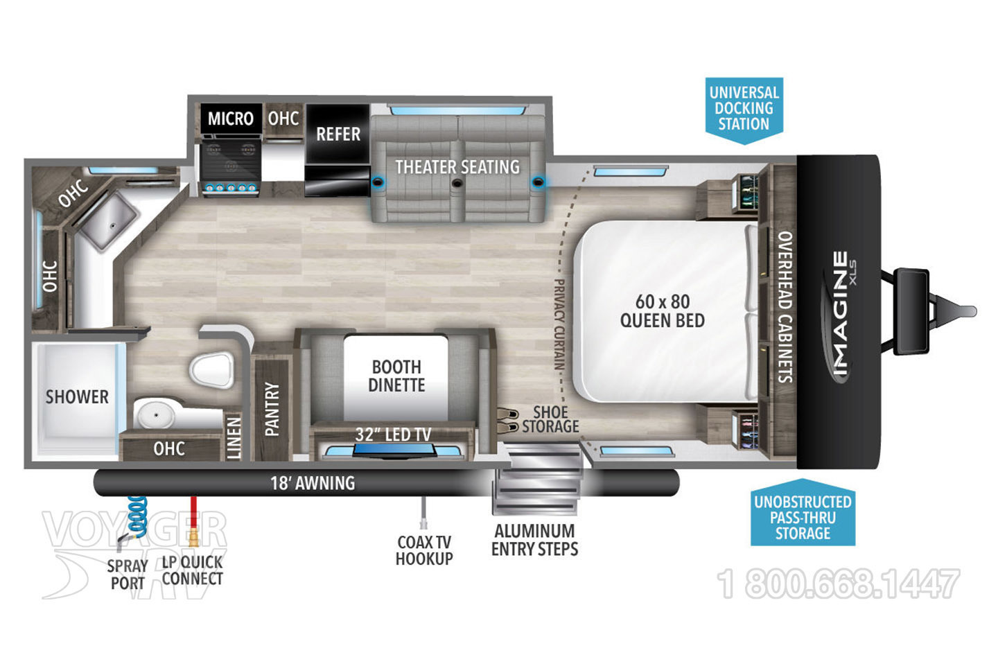 2022 Keystone Passport SL 252RDWE Floorplan