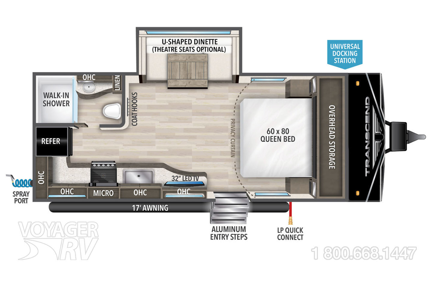 2024 Grand Design Transcend Xplor 200MK Floorplan