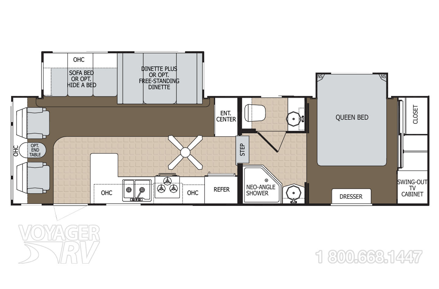2008 Dutchmen Colorado 27RLBS Floorplan