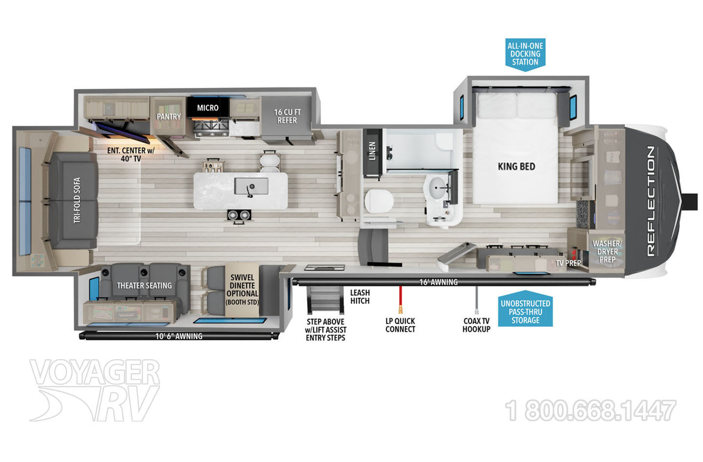 2023 Grand Design Solitude S-Class 2930RL Floorplan