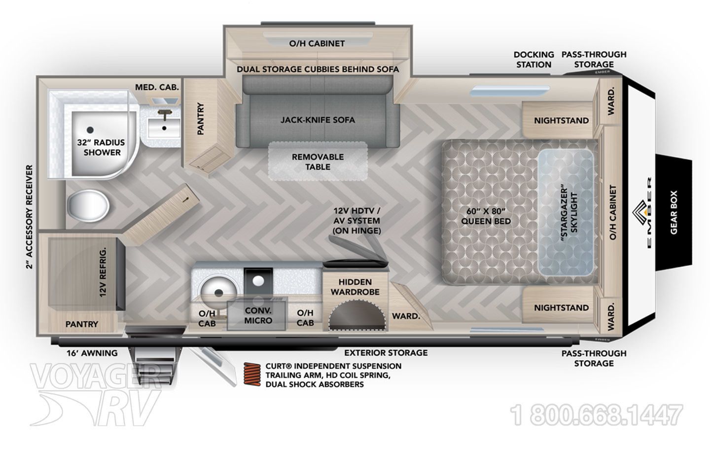 2024 Lance 1985  Floorplan