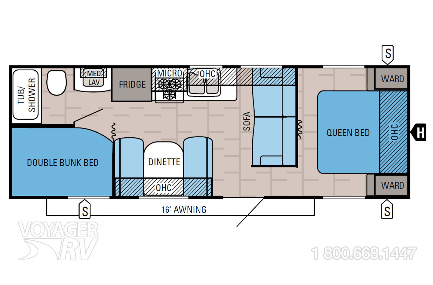 2014 Jayco Jay Flight Swift  264BHW GL Floorplan