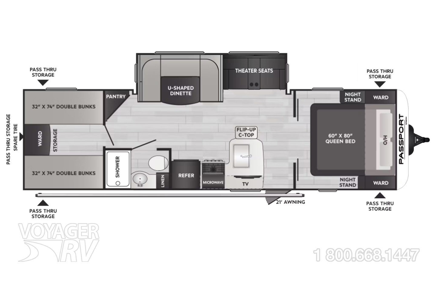 2024 Jayco Jay Flight SLX 261BHSW Floorplan