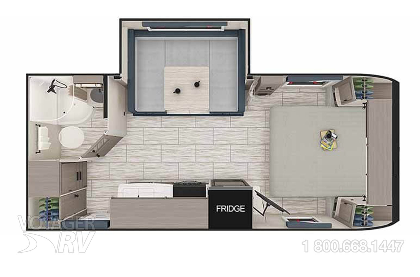 2023 Keystone Passport GT 2400RBWE Floorplan