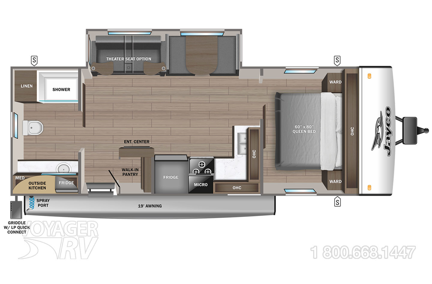 2022 Grand Design Imagine 2970RL Floorplan