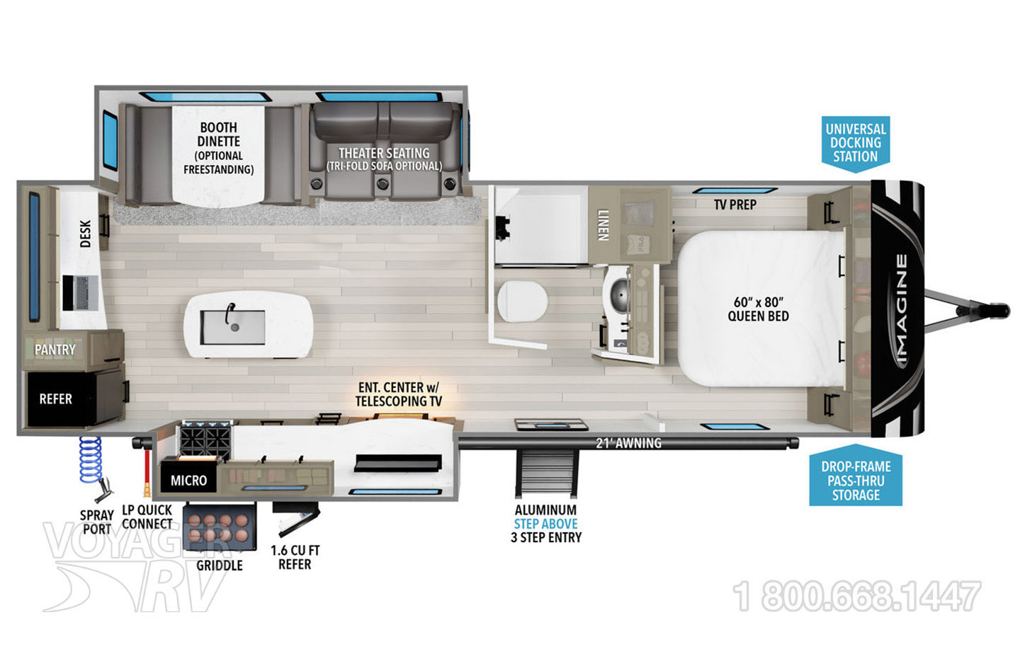 2023 Keystone Passport GT 2400RBWE Floorplan