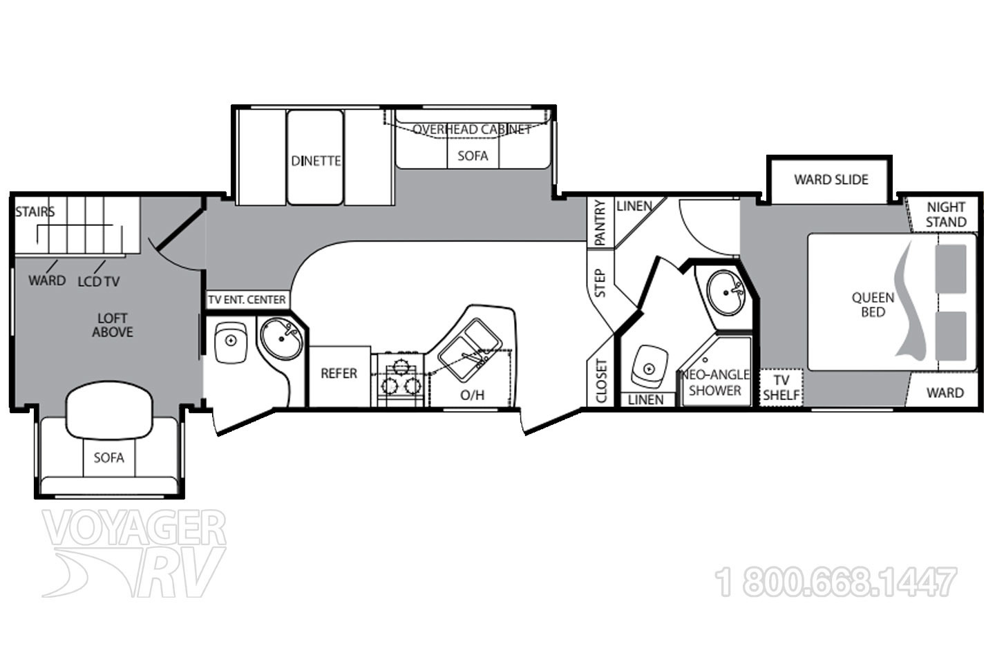 2010 Keystone Cougar 324RLB Floorplan