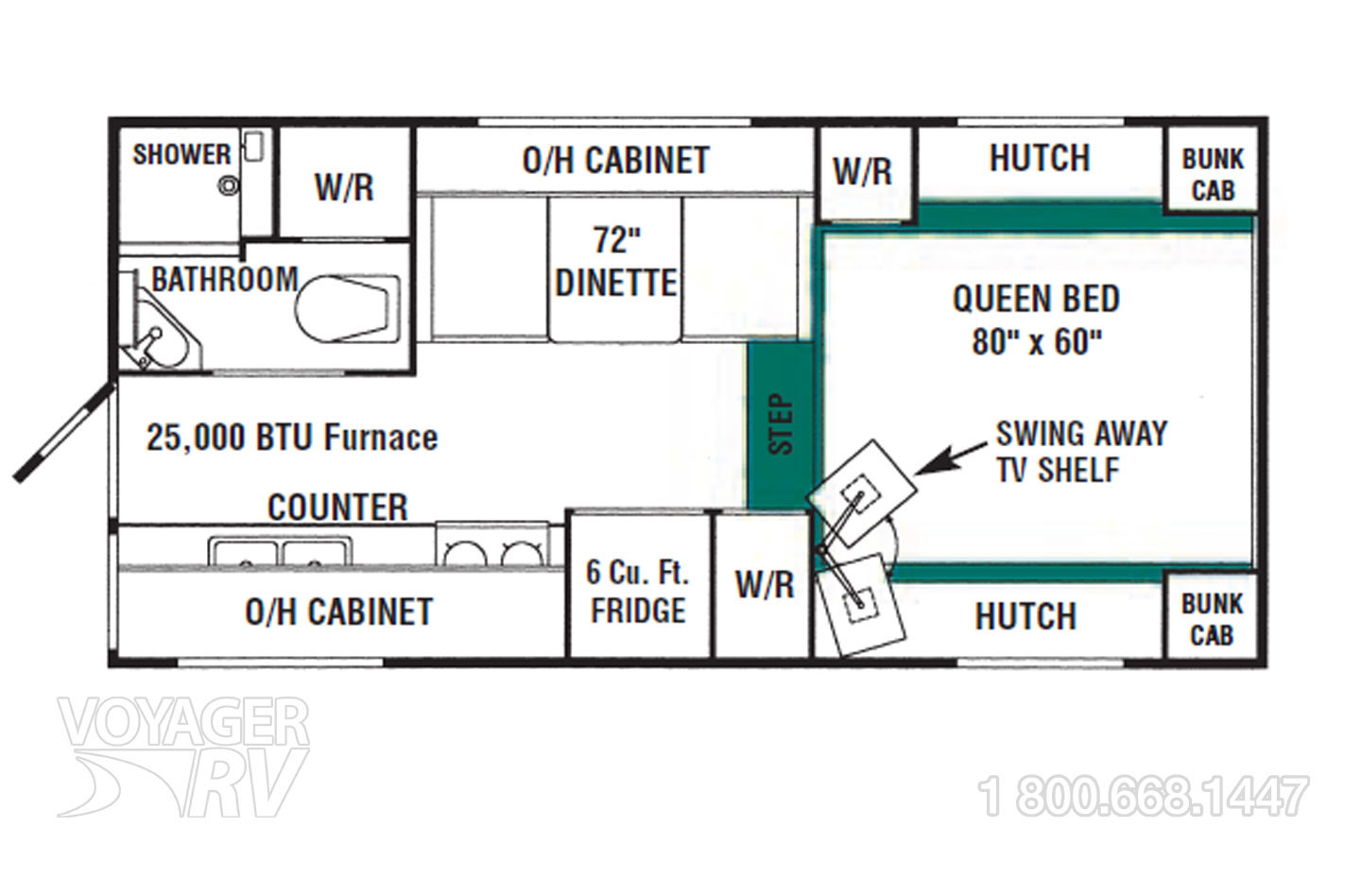 2007 Corsair Supreme 10.8 Floorplan