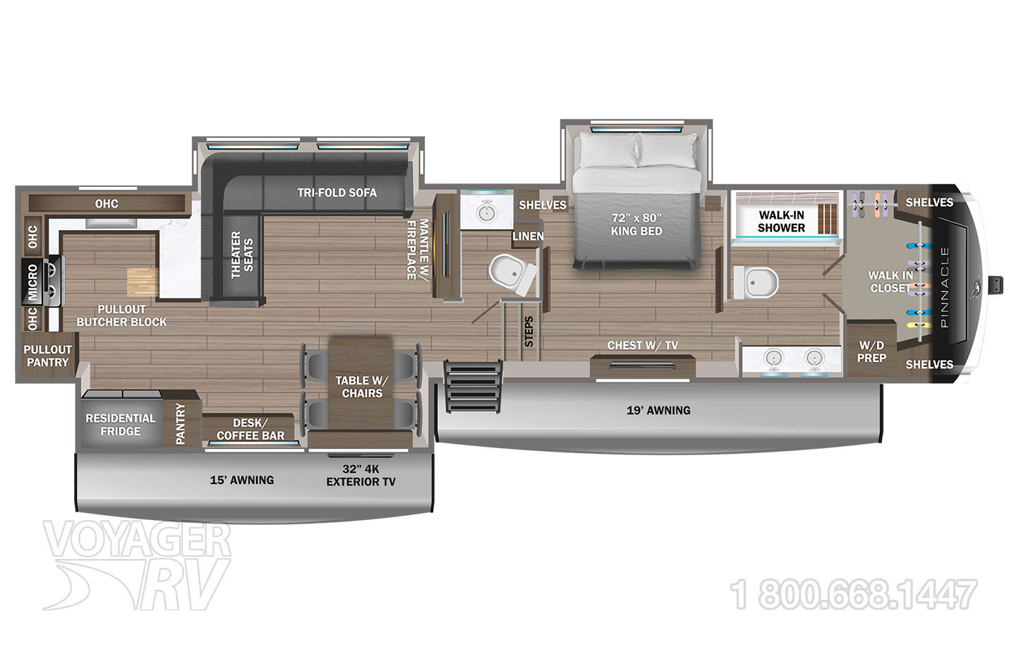 2024 Jayco Pinnacle 38FBRK Floorplan