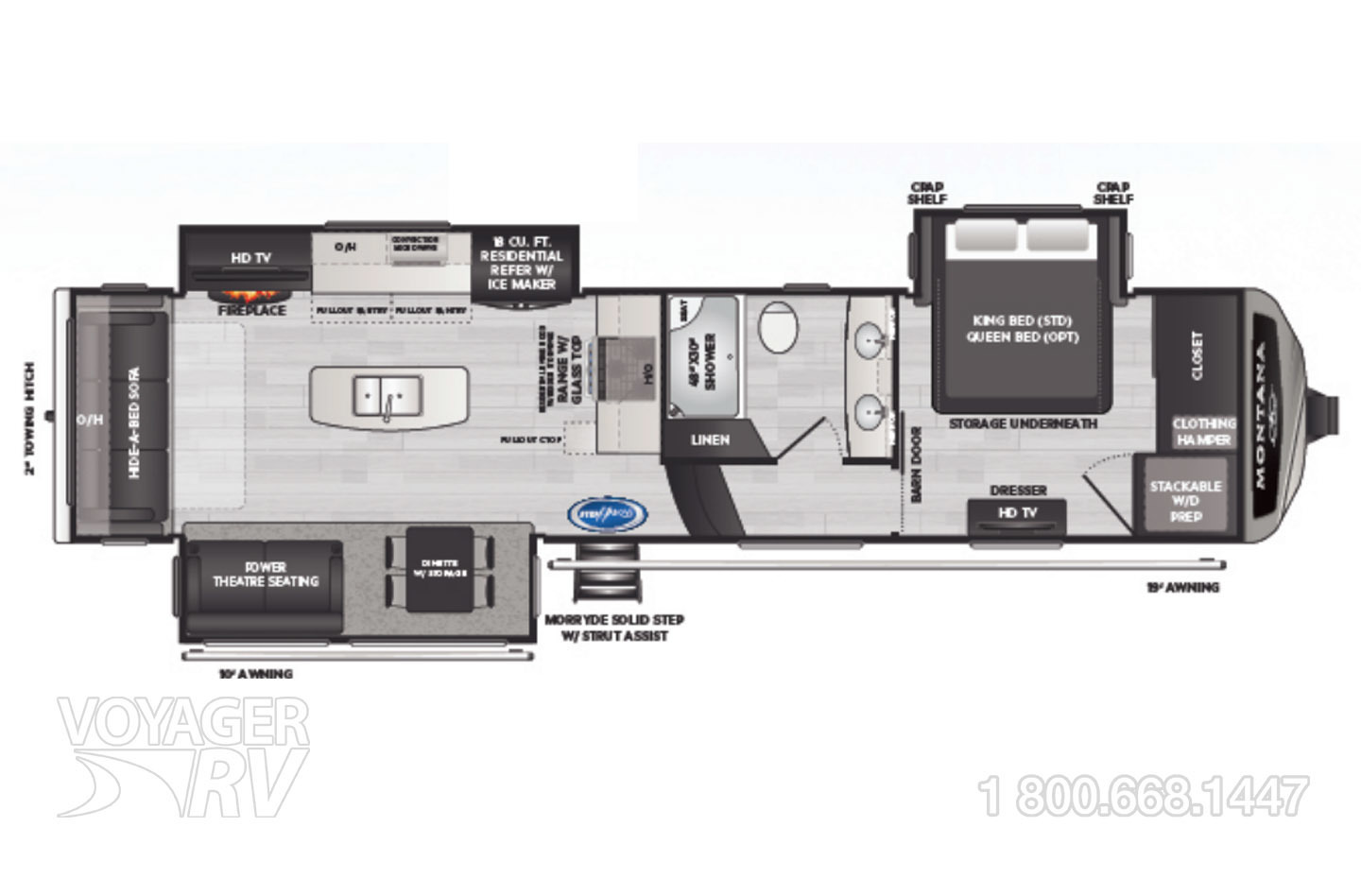 2021 Grand Design Solitude 345GK  Floorplan