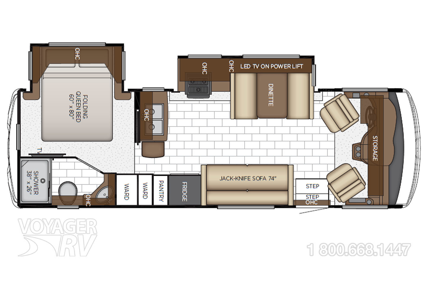 2019 Newmar Baystar Sport 2813 Floorplan