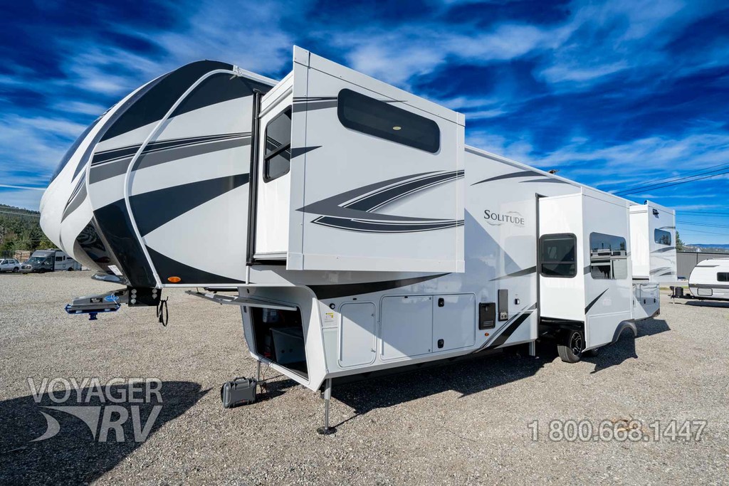 For Sale New 2025 Grand Design Solitude 390RK 5th Wheels Voyager RV Centre