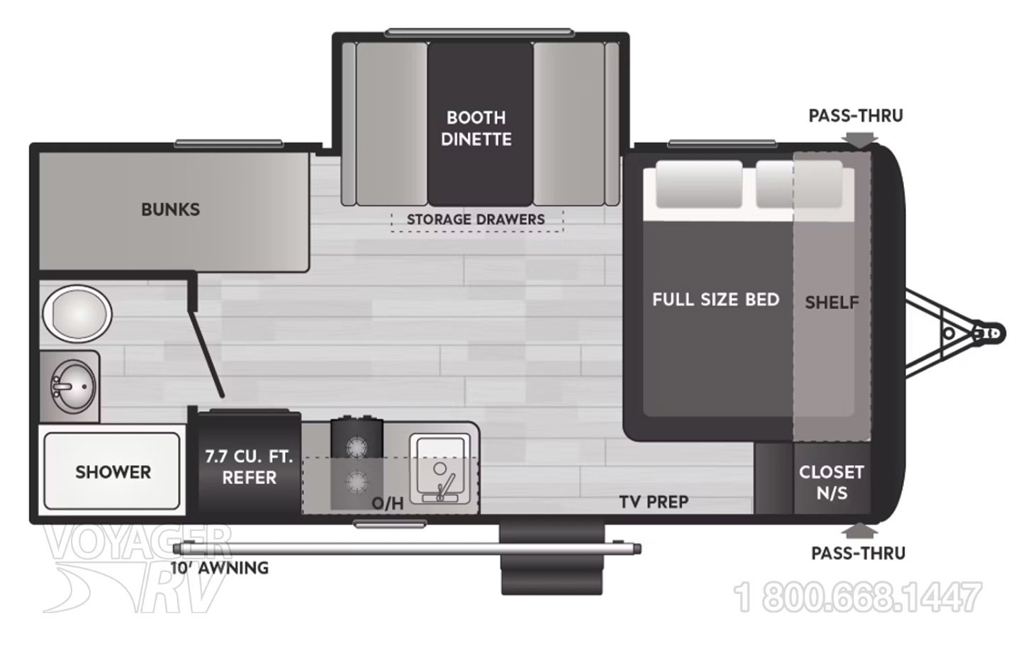 2025 Keystone Springdale 1760BH Floorplan