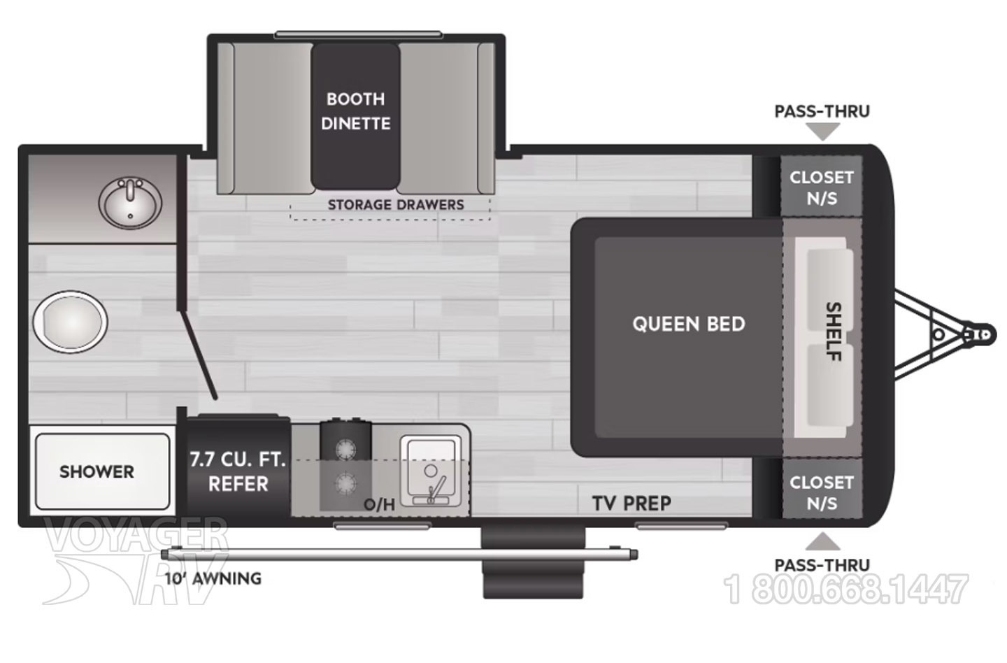 2025 Keystone Springdale 1790FQ Floorplan
