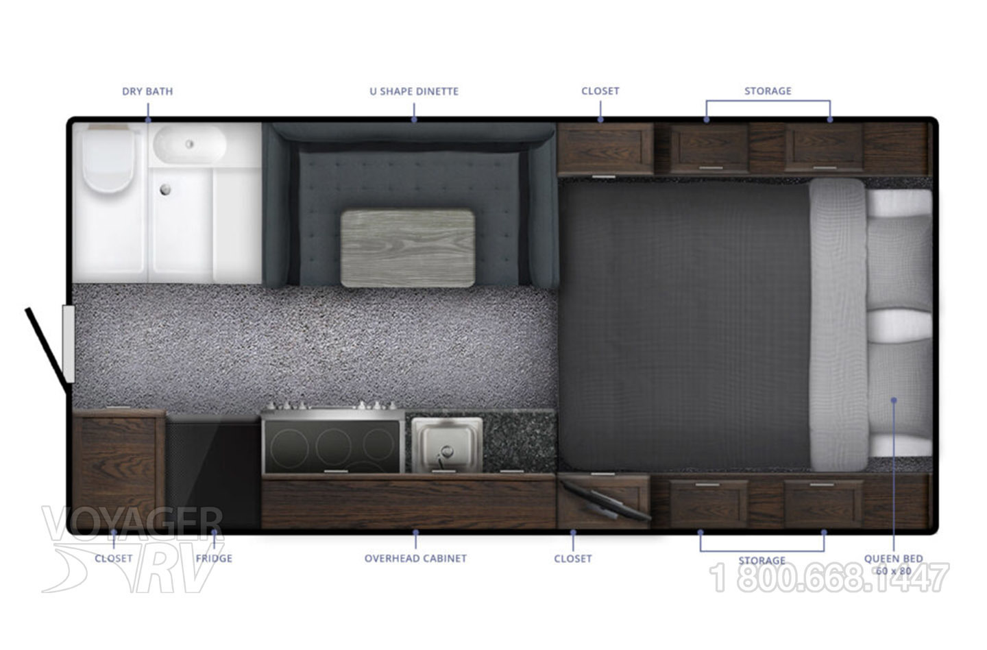 2026 Northern Lite 8.11 EX Dry Bath Limited Edition Floorplan