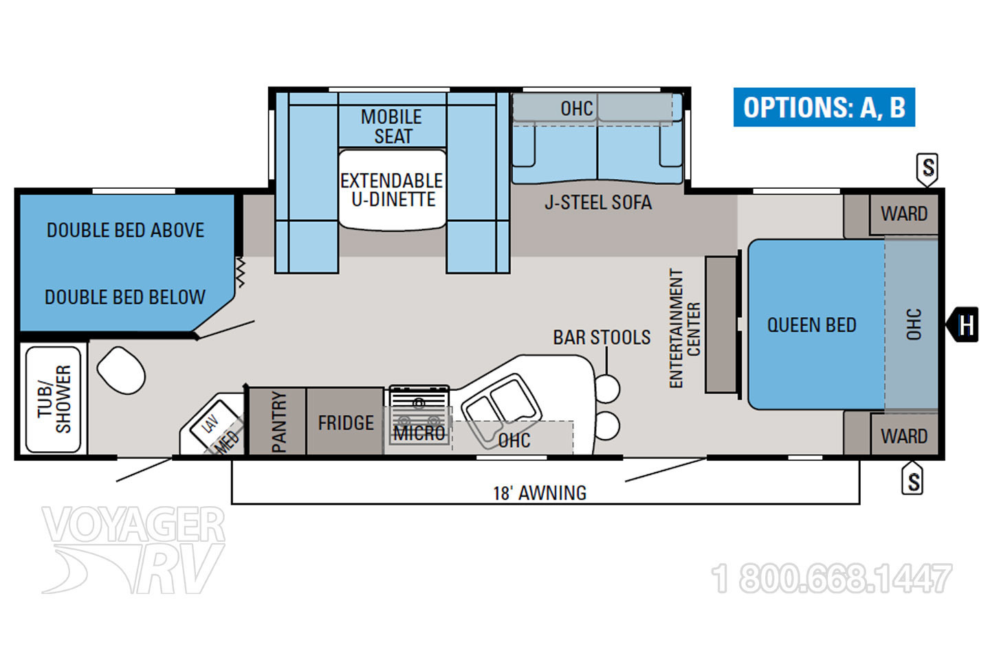 2013 Jayco Eagle 284BHS Floorplan