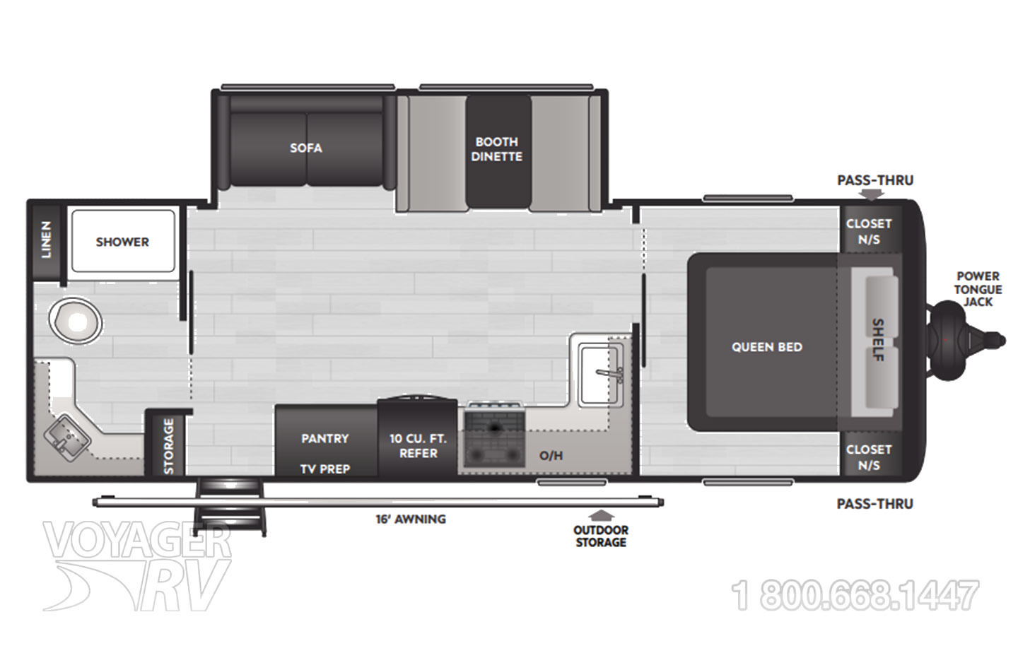 2025 Keystone Springdale 244RBCWE Floorplan
