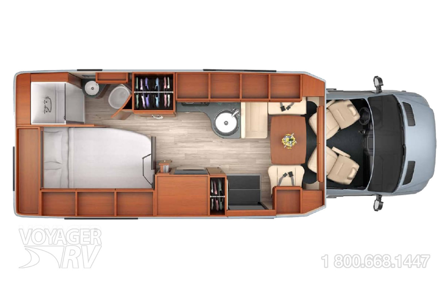 2014 Leisure Travel Serenity S24CB Floorplan