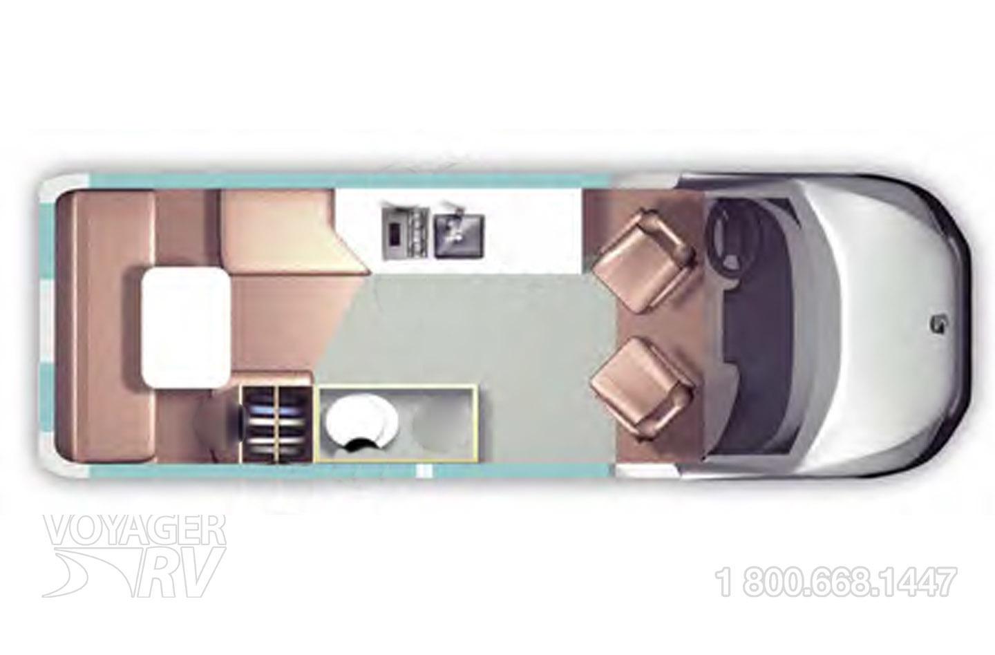 2013 Roadtrek Agile SS Floorplan