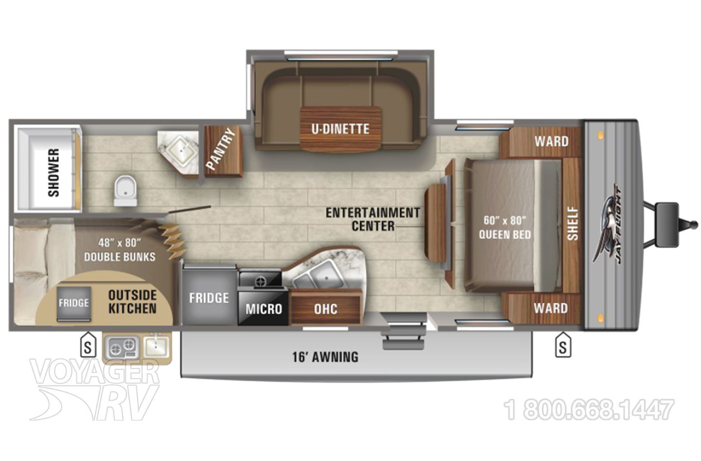 2025 Keystone Springdale 240BHCWE Floorplan