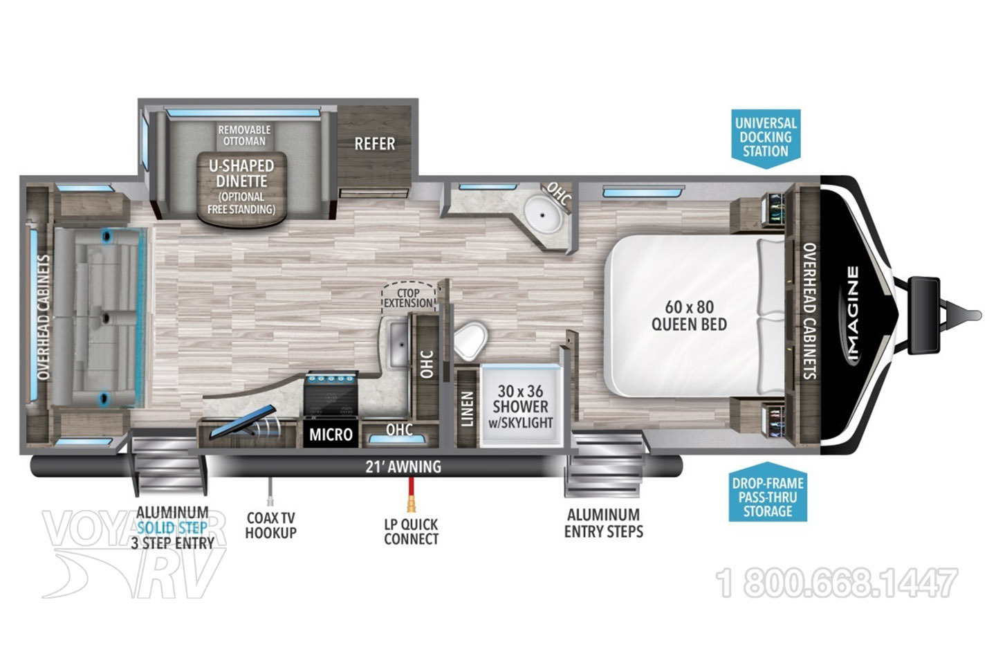 2022 Grand Design Imagine 2670MK Floorplan