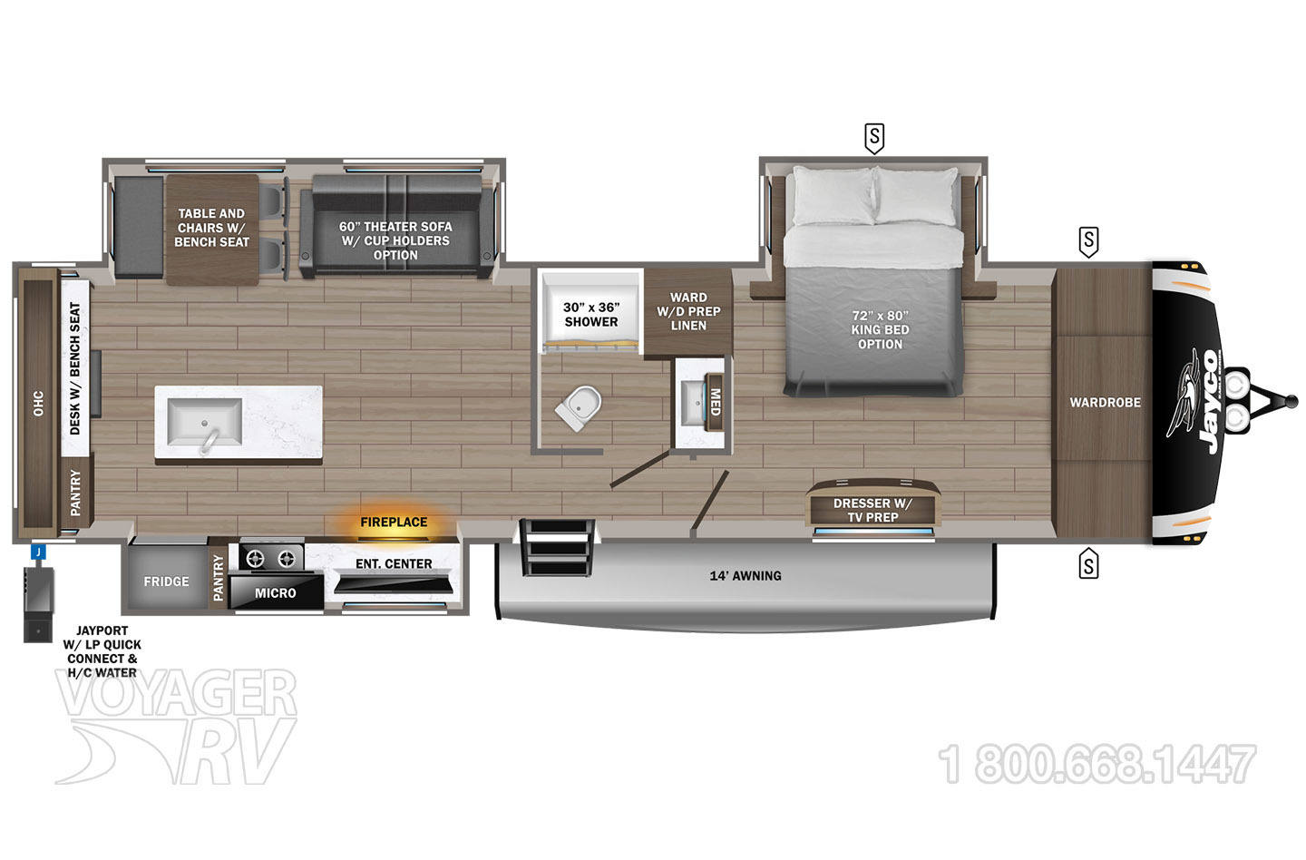 2026 Jayco Eagle HT 320MKTS Floorplan