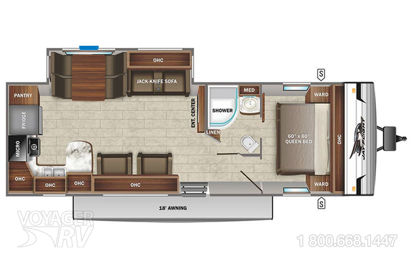 2022 Grand Design Imagine 2500RL Floorplan