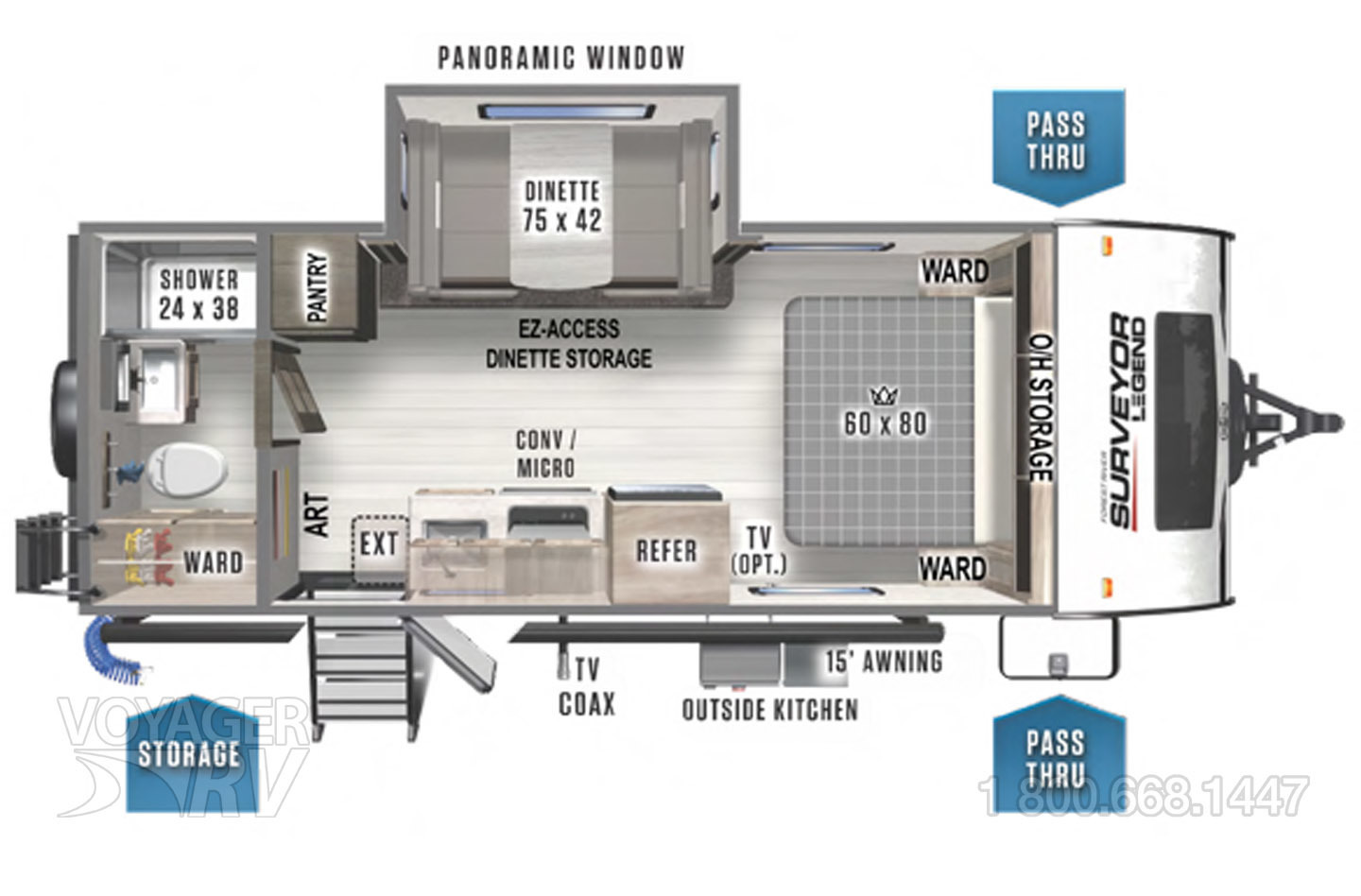 2025 Jayco Jay Flight SLX 210QBW Floorplan