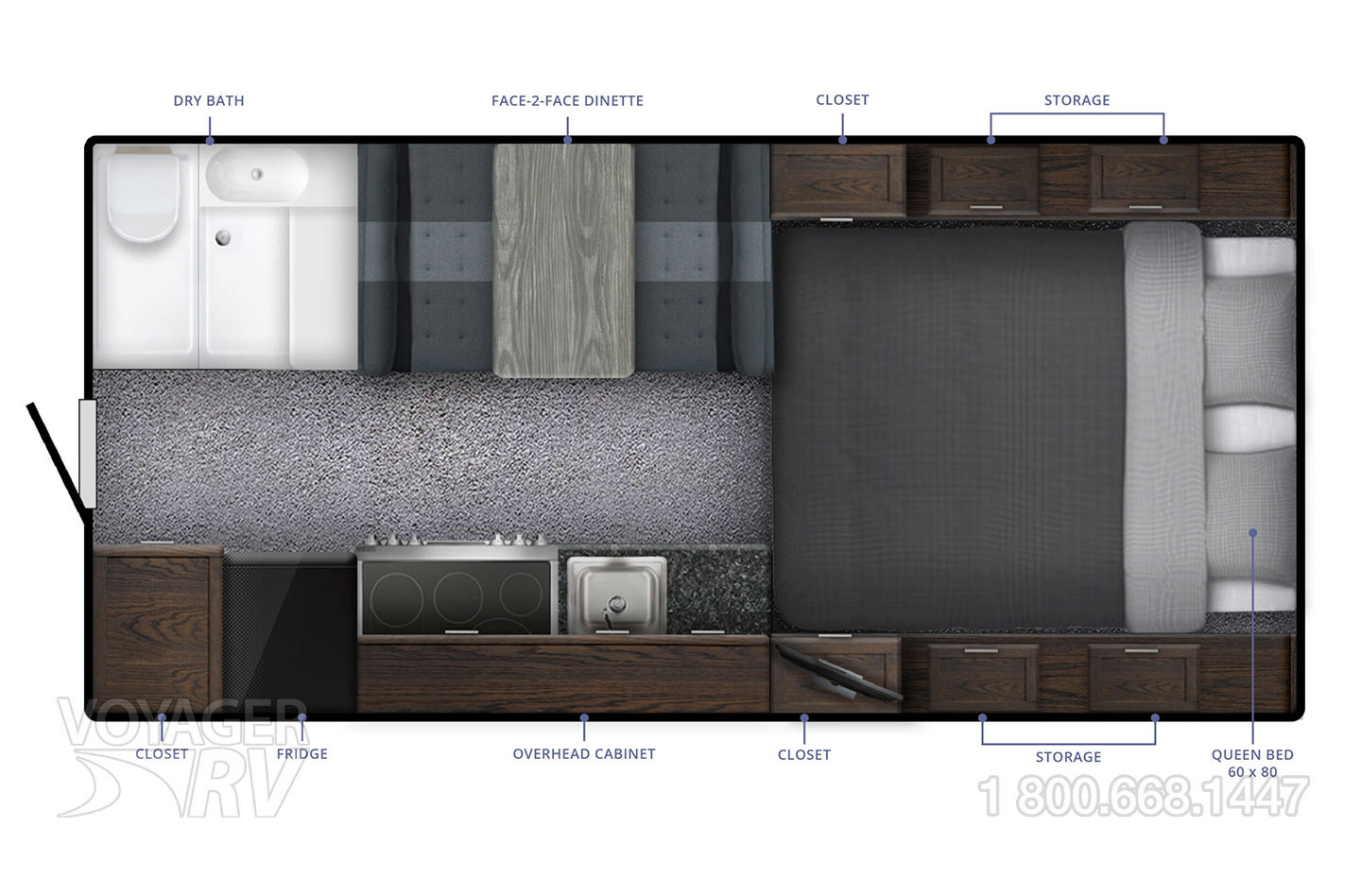 2026 Northern Lite 8.11 EX Dry Bath Limited Edition Floorplan