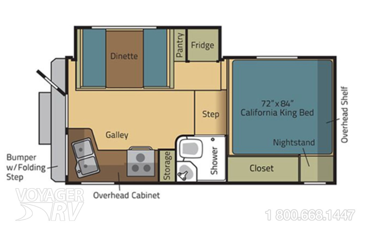 2020 Bigfoot 10.6 Dry Bath Floorplan